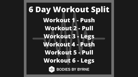 push pull split workout routine